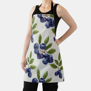 Tablier Vintage Blueberry Botanique sans joint