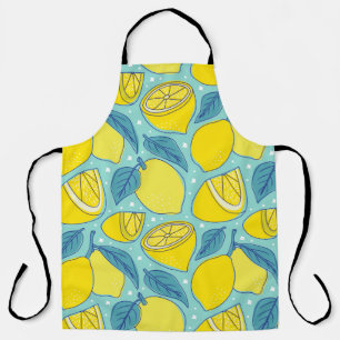 Tablier Vintage citron frais fruits tropicaux sans soudure