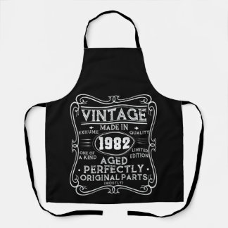 Tablier Vintage Fabriqué En 1982 Retro Classic