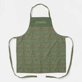Tablier Vintage Green William Morris Nom du motif floral