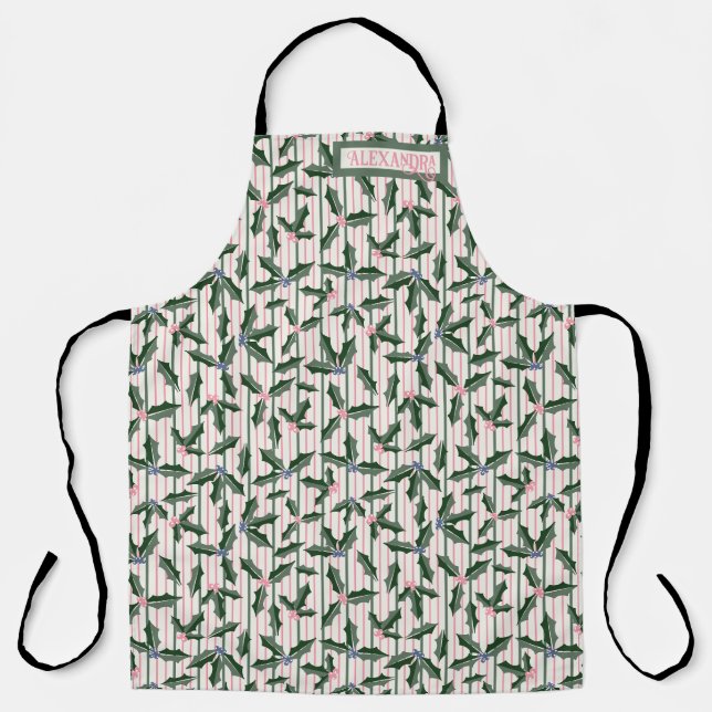 Tablier Vintage Holly Holiday (Recto)