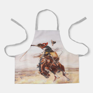 Tablier Vintage Rodeo Cowboy Bronc Rider (S)