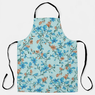 Tablier Vintage simple : Motif en tissu floral