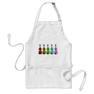 Tablier Violon coloré