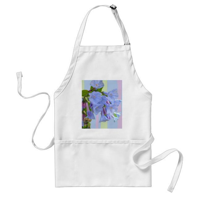 Tablier Virginia Bluebells Fleur sauvage Apron (Devant)