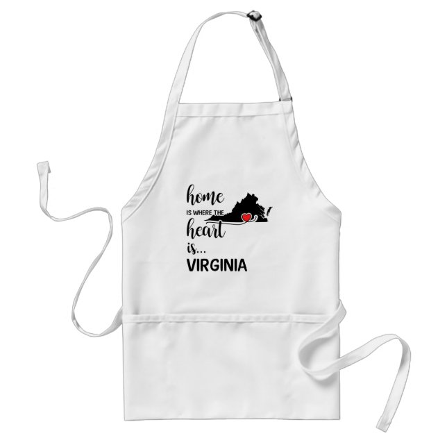 Tablier Virginia home est le coeur (Devant)