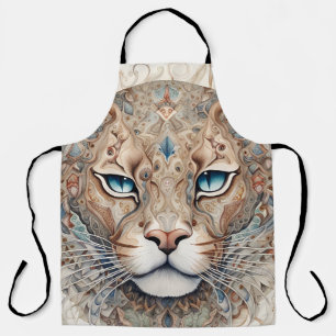 Tablier Visage de Puma Art Surréaliste