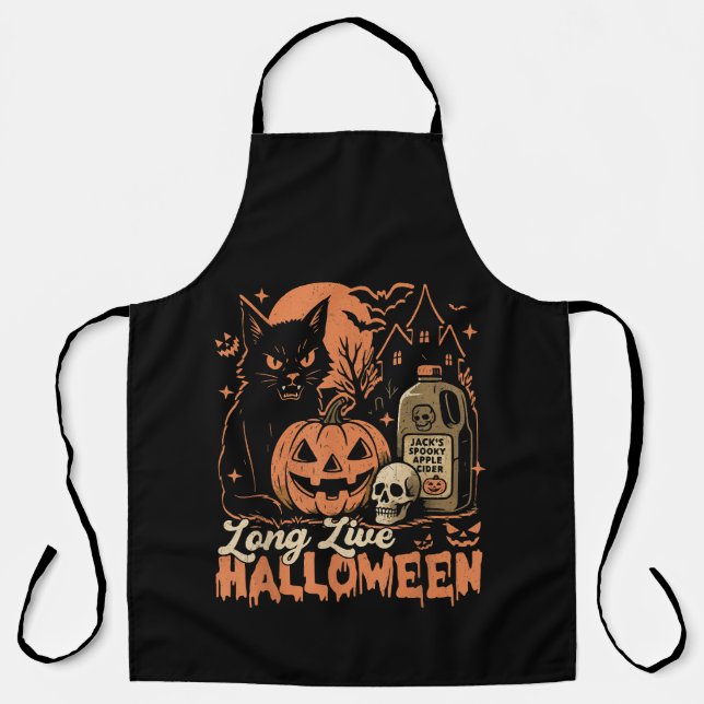 Tablier Vive Halloween (Recto)