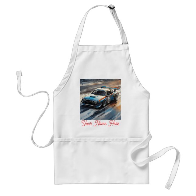 Tablier Voiture Sporty Blue Racing (Devant)