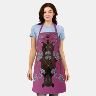 Tablier Volant Fox Boysenberry Moyen Apron
