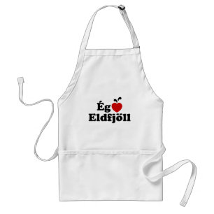 Tablier Volcans I Heart (Love) [Ég Elska Eldfjöll]