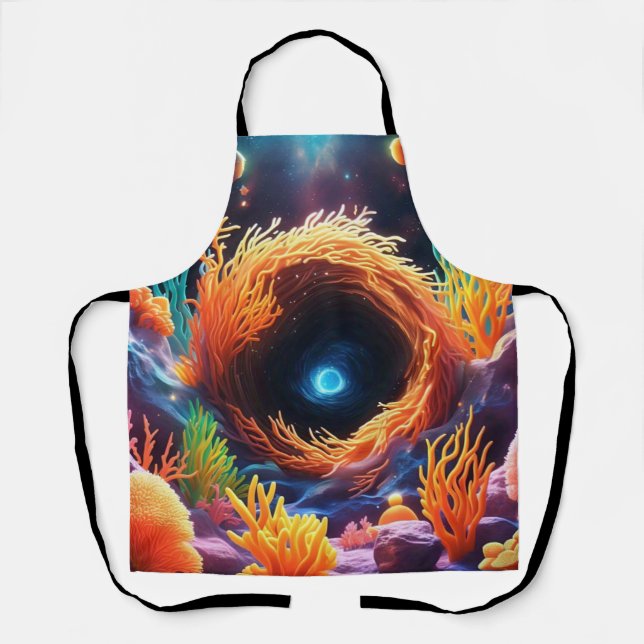 Tablier Vortex de corail sous-marin (Recto)