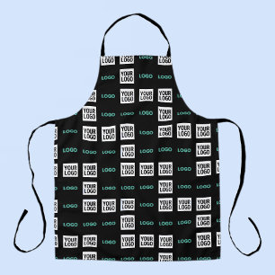 Tablier Votre logo ou image   Zig Zag Motif avec deux imag