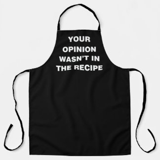 Tablier Votre opinion n’était pas dans la recette