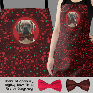 Tablier VOTRE PHOTO Stylish Christmas Pet pour maman Amour