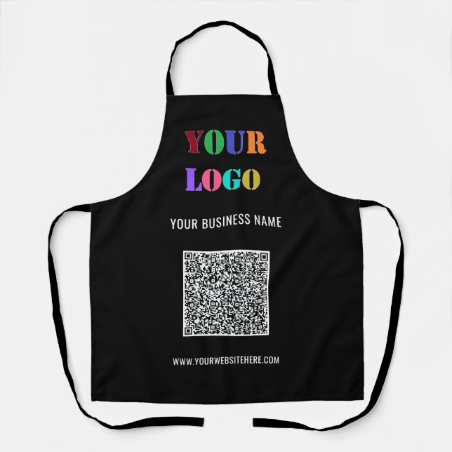Tablier Votre tableur de logo de code QR personnalisé Choi (Recto)