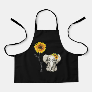Tablier Vous Êtes Mon Sunshine Hippie Sunflower Elephant