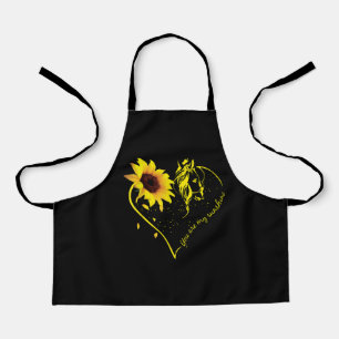 Tablier Vous Êtes Mon Sunshine Tournesol Et Cheval
