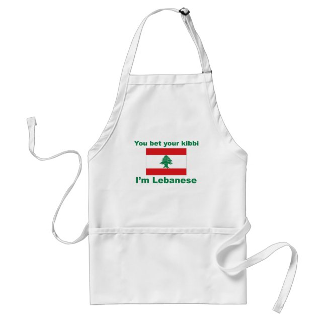 Tablier Vous pariez votre kibbi que je suis libanais (Devant)