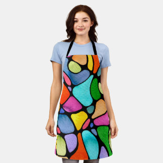 Tablier Watercolor Neurographic Art