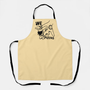 Tablier We Love Pizzas - Pizza Love - ASL ILY Obsession De