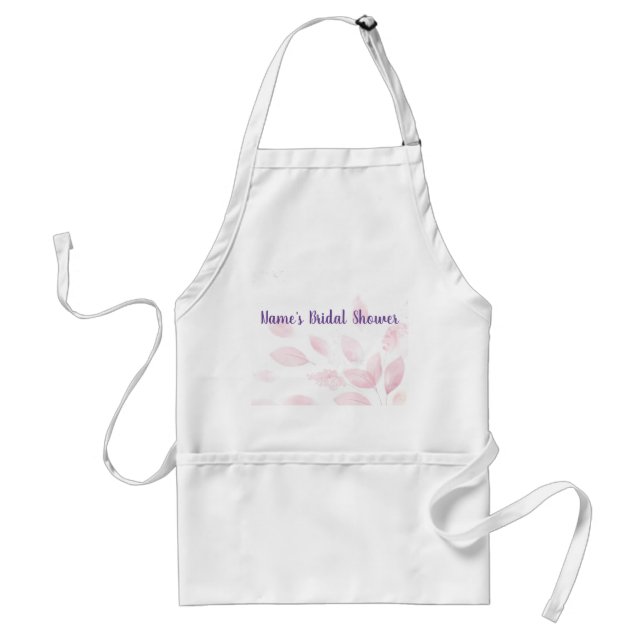 Tablier Wedding shower nuptial Apron autographable (Devant)