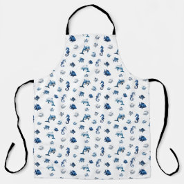 Tablier Wedgewood Blue Ocean Créatures !