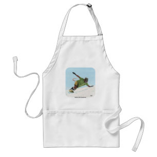 Tablier Wererat Snowboarder Imaginaire Art Apron