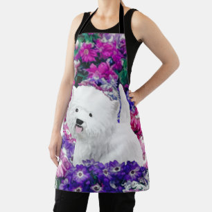 Tablier West Highland White Terrier Peinture Chien Art