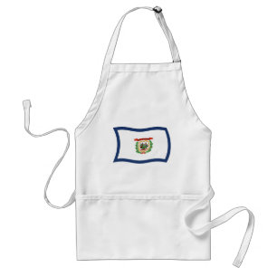 Tablier West Virginia Flag Apron