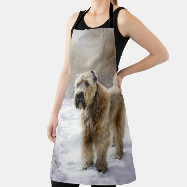 Tablier Wheaten Terrier Laisser neiger Noël (Insitu)