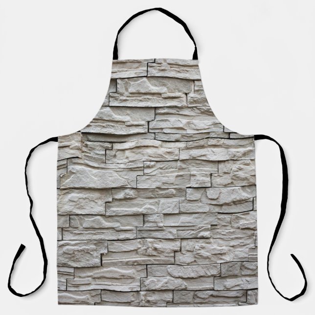 Tablier White brick wall pattern texture (Recto)