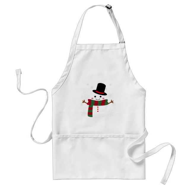 Tablier White Christmas Snowman (Devant)