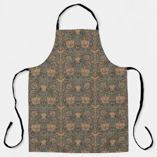 Tablier William Morris : Apron à sucettes de miel bleu
