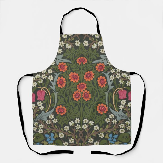 Tablier William Morris Blackthorn Garden Flower Classic (Recto)