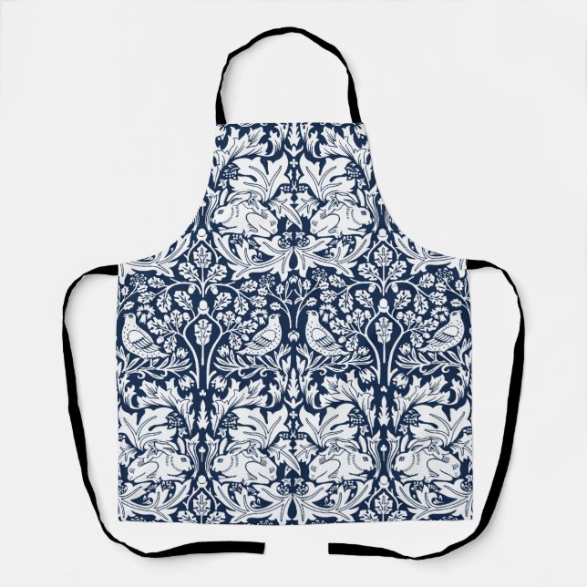 Tablier William Morris Brer Motif de lapin (Recto)
