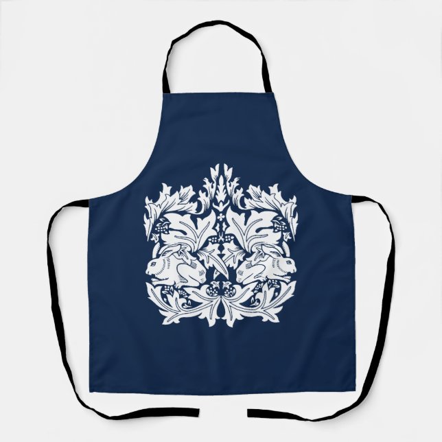 Tablier William Morris Brer Motif de lapin (Recto)