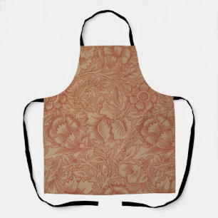 Tablier William Morris Fleur de pavot rose Floral