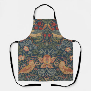 Tablier William Morris Fraise Voleurs Oiseaux