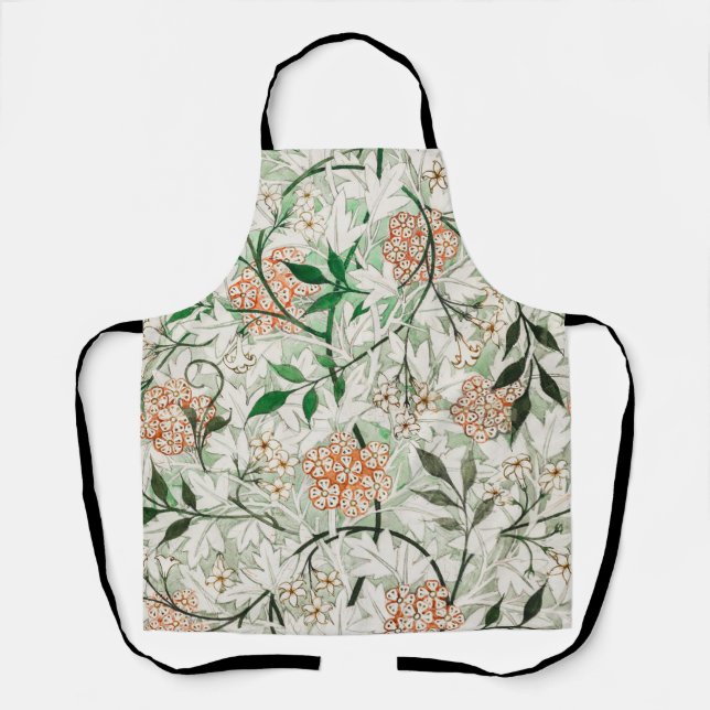 Tablier William Morris Jasmine Garden Flower Classic (Recto)