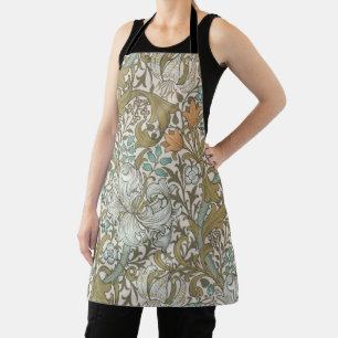 Tablier William Morris Lys Bleu Or Classique