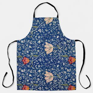 Tablier William Morris Medway Floral bleu