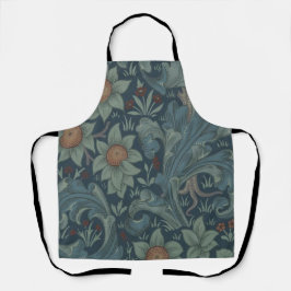 Tablier William Morris Orchard Art Motif