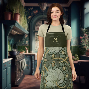 Tablier William Morris Pimpernel Motif Vintage Apron