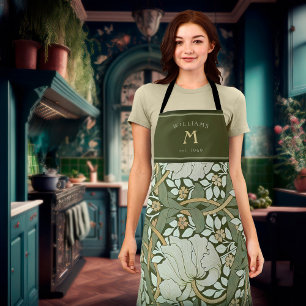 Tablier William Morris Pimpernel Motif Vintage Apron