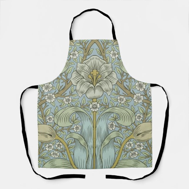 Tablier William Morris Spring Thicket : Floral antique (Recto)