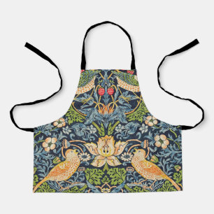 Tablier William Morris Strawberry Thief Motif floral
