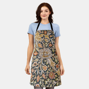 Tablier William Morris Trent Garden Flower Motif classique