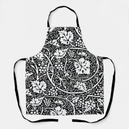 Tablier William Morris Vin de raisin noir blanc