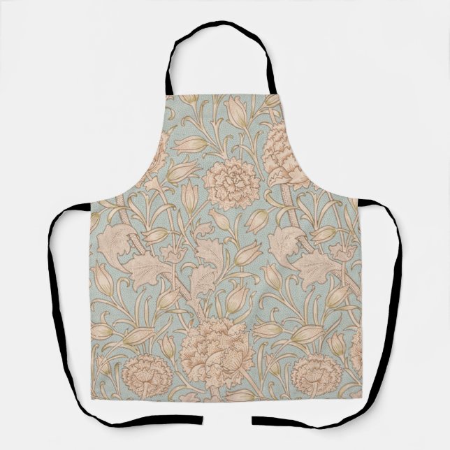 Tablier William Morris Wild Tulip Fleur Design Floral (Recto)
